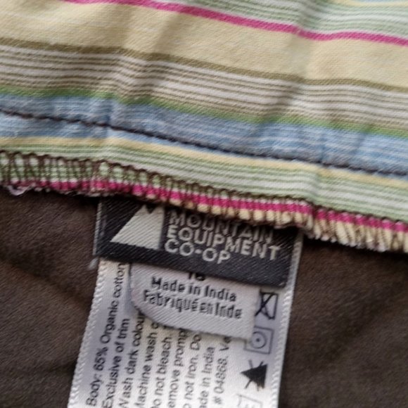 Mountain Equipment Coop MEC women brown khaki shorts sizec16 - Picture 6 of 7